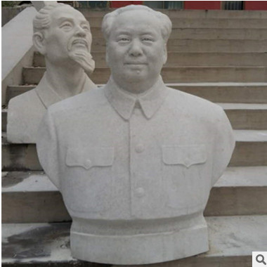 石雕汉白玉毛主席雕像名人伟人雕塑毛泽东大型雕塑曲阳名人石雕