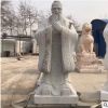 大型石雕孔子站像校园文化古代名人孔夫子像人物雕塑摆件厂家批发