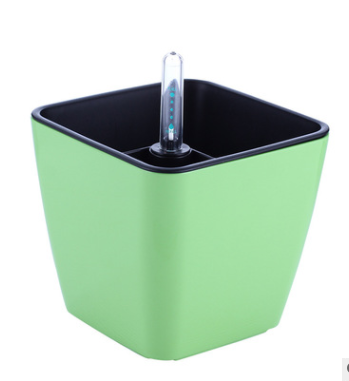 GreenSun花盆批发方形智能自动吸水塑胶小花盆