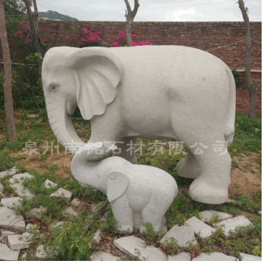 石雕大象酒店政府机构公园门口石雕石雕大象生产加工