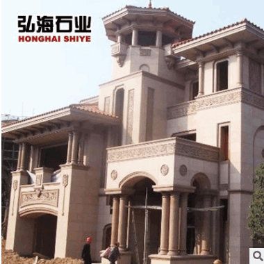 厂家 白汉玉楼梯护栏 栏杆方座 大理石新型阳台护栏 批发定制图3