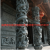 福建惠安石雕厂家直销 寺庙石雕龙柱 青石盘龙柱 石雕龙凤柱雕刻