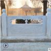 石雕汉白玉栏板 曲阳古桥护栏定制 庭院景观园林装饰摆件批发
