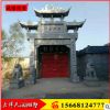 青石牌楼花岗岩大理石单门牌坊村庄路口标志性一门牌坊石门楼