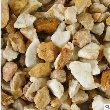 鹅卵石 水洗石子机制卵石黄碎石彩色石子大量供应批发欢迎选购