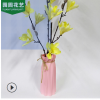 塑料花蓝仿真花插花花器家居摆件装饰仿瓷花盆彩色花娄批发 新款