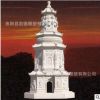 厂家直销舍利塔汉白玉经幢塔寺庙大型石雕摆件支持定制