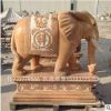 来样定制石雕晚霞红小象镇宅招财吉祥象家居大型落地景观摆件