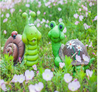 创意卡通蜗牛乌龟工艺品摆件园林小品装饰仿真动物树脂花园家居摆