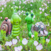 创意卡通蜗牛乌龟工艺品摆件园林小品装饰仿真动物树脂花园家居摆