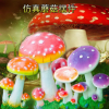仿真大蘑菇工艺品摆件户外园艺树脂雕塑 创意家居景观装饰品摆件