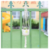 棉绳花盆网兜 花盆支架 吊挂悬挂吊篮 吊绳花盆 手工编织棉绳网兜