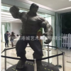 高品质玻璃钢机器人外壳加工 电影道具英雄人物绿巨人雕塑定制