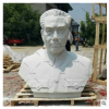 石雕人物雕塑摆件名人伟人半身胸像天然汉白玉校园古代定做