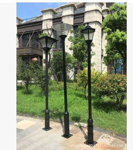 3.5米单头庭院灯防水复古欧式道路灯花园小区广场庭院灯
