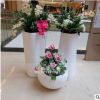 创意组合玻璃钢花盆 玻璃钢花盆 玻璃钢组合花盆 商场摆件