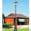 LED太阳能庭院灯户外定制现代道路圆形光控压铸铝灯杆防水亚克力