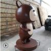 厂家定制大型玻璃钢工艺品卡通熊雕塑户外商场美陈卡通雕塑摆件