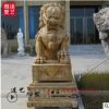 曲阳雕塑厂家供应仿天安门石狮子老石头狮子护院狮子雕塑