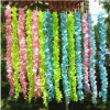 厂家直销 仿真绣球花串 花条 花藤 加密 洋兰花串 婚庆壁挂花批发