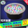 led地埋灯七彩亮化户外防水公园园林小区景区庭院草坪步行街12v24