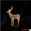 LED动物造型鹿灯 3D创意雕塑景观装饰灯中秋节日彩灯闪灯串灯