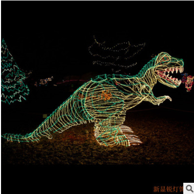 LED造型灯户外恐龙景观公园节日圣诞亮化装饰灯光节造型灯