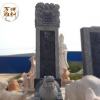 石雕乌龟驮石碑天青石纪事碑碑功德碑刻字龙龟托墓碑定做厂家直销