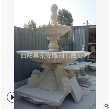 厂家直销石雕喷泉 石雕人物喷泉 花岗岩喷泉雕塑 锈石喷泉