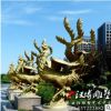 户外景观公园林创意雕塑城市广场大型不锈钢凤凰主题雕塑制作厂家