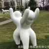 公园草坪装饰景观小品滚铁圈小孩玩耍雕塑玻璃钢树脂彩绘人物雕塑