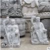 厂家直销石雕花岗岩坐姿土地公公土地婆婆可加工定制土地像