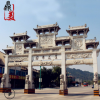 大型牌楼雕塑 汉白玉石雕牌坊 园林景观雕塑 厂家来图订做设计