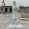石雕雕塑 汉白玉读书人 校园人物摆件 园林景观雕塑 抽象人物