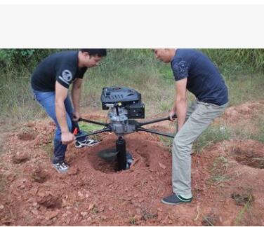 四冲程196/225CC大功率地钻种植机打桩机电线杆挖坑机打洞钻地机