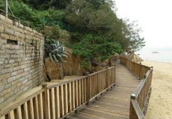 供应宏图青岛木栅栏，防腐木景观护栏