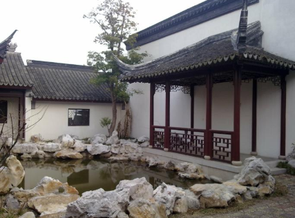 中式别墅花园