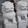 支持定制 花岗岩石材雕刻动物 园林广场寺庙口石雕石狮子