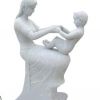 校园文化腾飞雕像大理石母子亲情雕塑