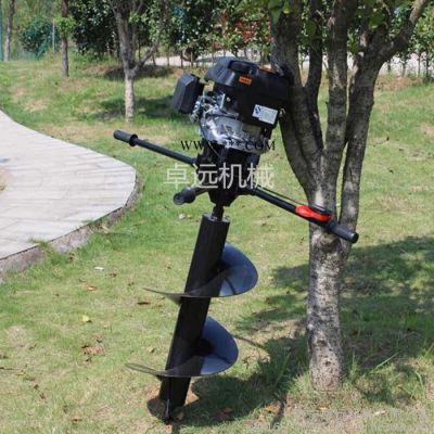施肥挖坑种植挖坑机 汽油挖坑机 种树挖坑机厂家花园种树挖坑