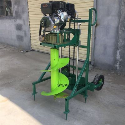 移树机挖坑机手扶式挖坑机护栏埋桩挖坑机 手提式打穴挖坑机 小型挖坑机