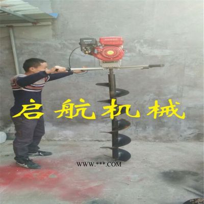 小型挖坑机  拖拉机挖坑机 启航 新款挖坑机 打眼机图片