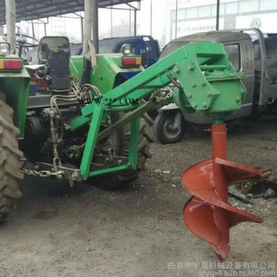 种树挖坑机 挖坑机 拖拉机带植树挖坑机 挖坑机厂家