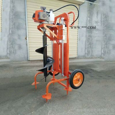 操作安全立柱挖坑机 启航拖拉机后悬挂挖坑机 种树挖坑机品牌