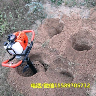 天津 大功率挖坑机 农用手提汽油挖坑机 销售汽油挖坑机