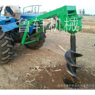 果树栽树挖坑机  植树挖坑机 旋树窝子机  钻眼机 挖坑机参数 拖拉机挖坑机