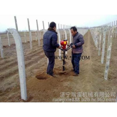 汽油挖坑机    单人式挖坑机厂家报价   植物挖坑的设备瑞雷机械