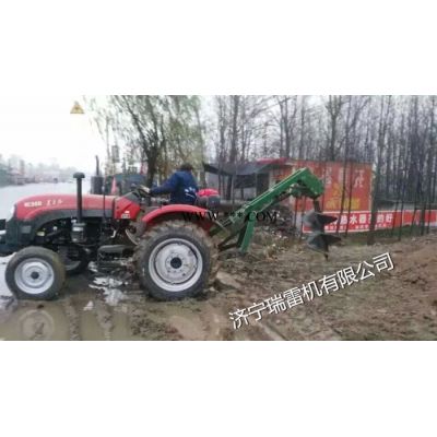 拖拉机植树挖坑机    山东瑞雷牌拖拉机挖坑机报价w