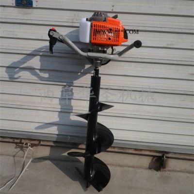 小型挖坑机 手提地钻 轻便好用植树机 地面打眼挖坑机 504拖拉配套地钻