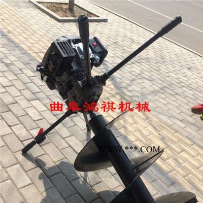 佛山便携式手提挖坑机 植树挖坑机 D汽油园林挖树机